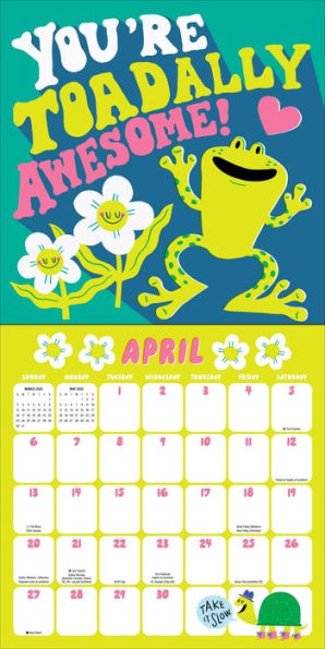 2025 Hello!Lucky All in Good Pun Wall Calendar