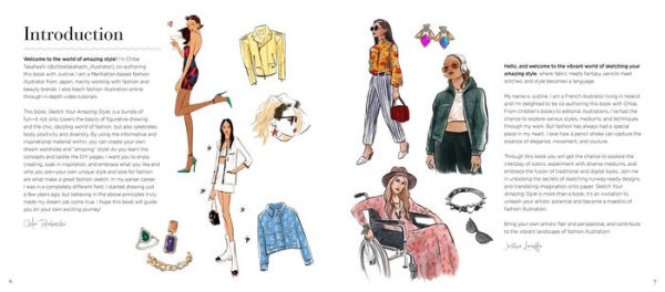 Sketch Your Amazing Style: A body-positive guided sketchbook for drawing dream wardrobes