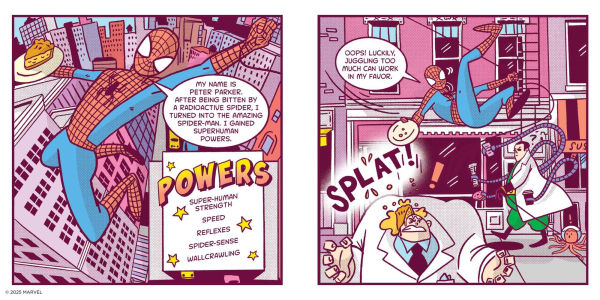 Spider-Man Swings Through (A Marvel Hello Heroes Book)