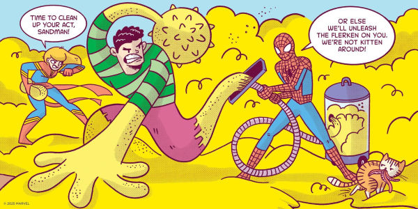 Spider-Man Swings Through (A Marvel Hello Heroes Book)
