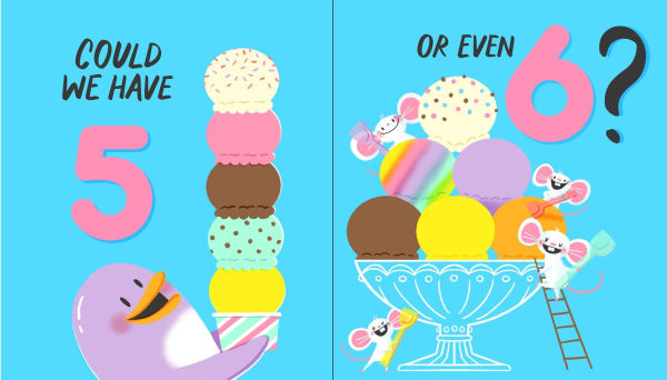 Yum, 2, 3! (A Hello!Lucky Know & Grow Book): An Ice Cream Counting Book Board Book)