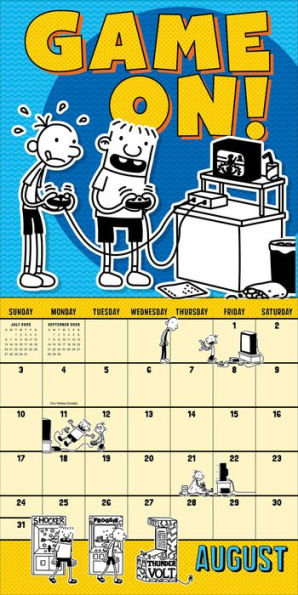 Wimpy Kid 2025 Wall Calendar