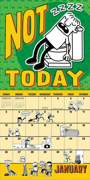 Wimpy Kid 2025 Wall Calendar