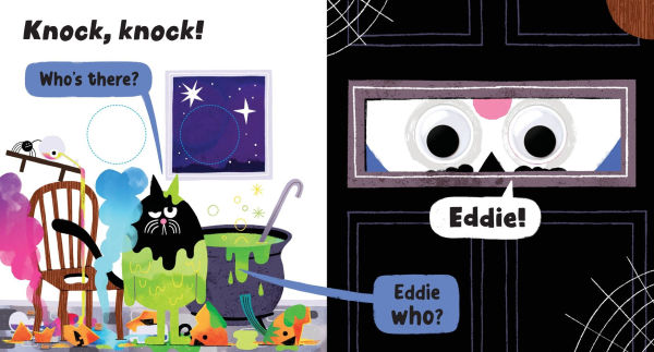 Knock Knock: Happy Halloween!: A Googly-Eyed Joke Book