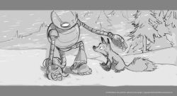 Alternative view 3 of The Art of DreamWorks The Wild Robot (Deluxe Edition)