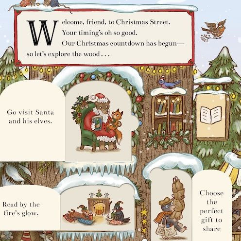 Christmas Is Coming to Town!: A Foldout Christmas Village and Advent Calendar