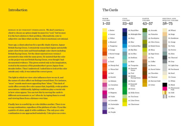 The Designer's Color Box: A Guidebook and 75 Cards for Creative Combinations and Inspirational Ideas