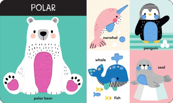 Animals: A Touch-and-Feel First Words Book: A Little Softies Board Book