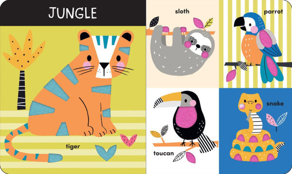 Animals: A Touch-and-Feel First Words Book: A Little Softies Board Book