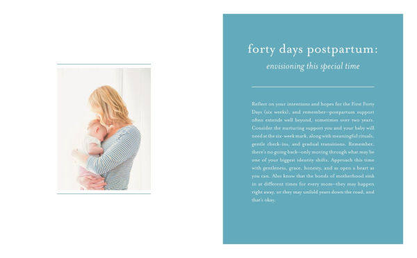 The First Forty Days Journal: Self-Care for the New Mother