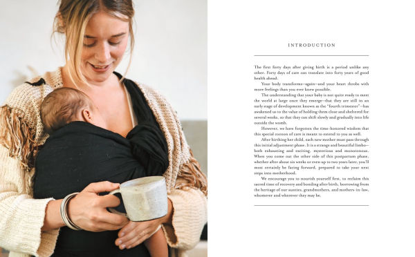 The First Forty Days Journal: Self-Care for the New Mother