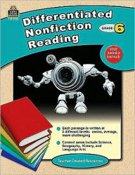 Title: Differentiated Nonfiction Reading Grade 6, Author: Debra Housel