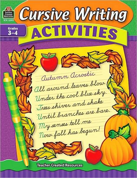 Cursive Writing Activities by Susan Collins, Paperback | Barnes & Noble®