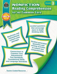 Title: Nonfiction Reading Comprehension for the Common Core (Gr. 3), Author: Heather Wolpert-Gawron