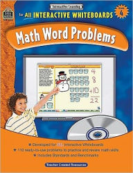 Title: Interactive Learning: Math Word Problems Grade 4, Author: Teacher Created Resources