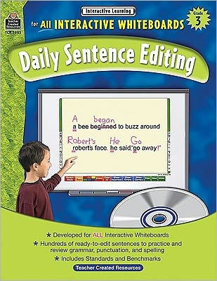 Interactive Learning: Daily Sentence Editing, Grade 3 (bk w/CD)