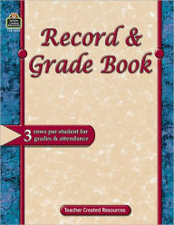 Title: Record and Grade Book, Author: Teacher Created Resources