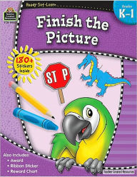 Title: Finish the Picture (Grade K-1), Author: Teacher Created Resources