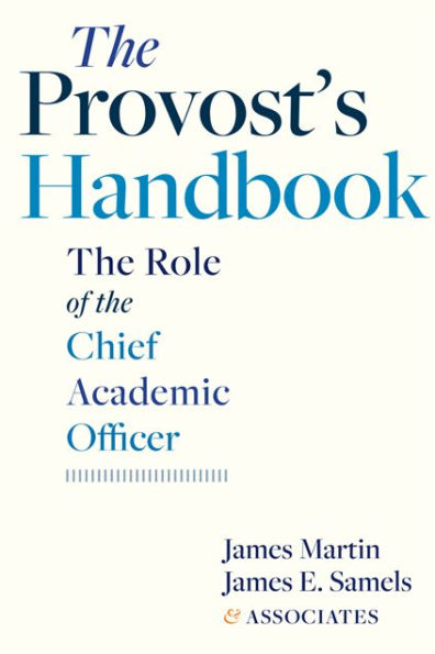 the Provost's Handbook: Role of Chief Academic Officer