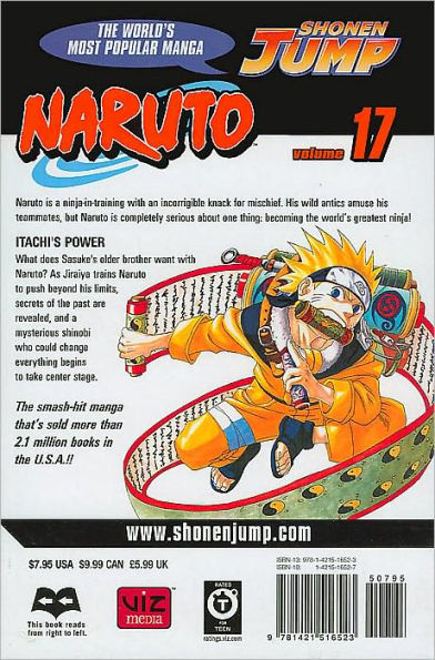 NARUTO vol 17 [MANGA PT] :: O PODER DE ITACHI – 7D Comics FX