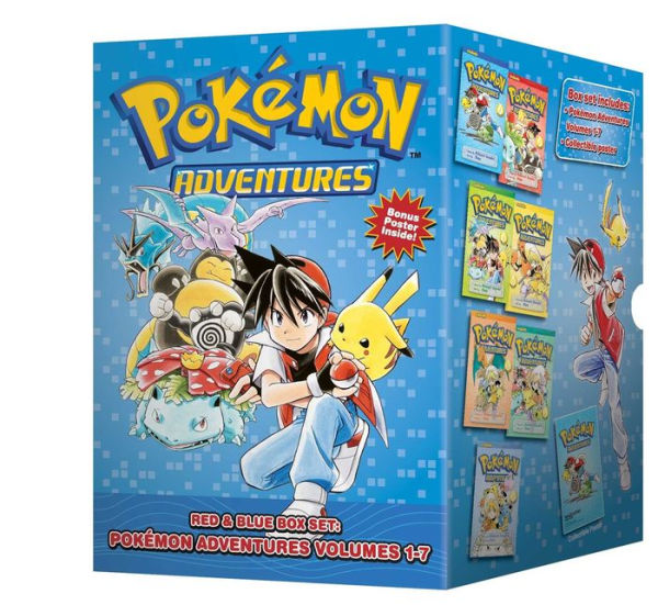 Pokï¿½mon Adventures Red & Blue Box Set (Set Includes Vols. 1-7)