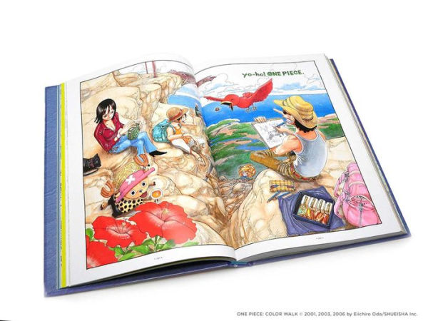 One Piece Manga Box Set 1 English w/One Piece Color Walk Compendium  1(Hardcover)