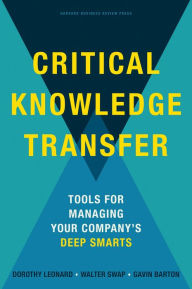Title: Critical Knowledge Transfer: Tools for Managing Your Company's Deep Smarts, Author: Dorothy Leonard