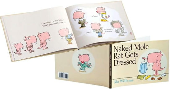NAKED MOLE RAT GETS DRESSED: Mo Willems-Scholastic DVD 