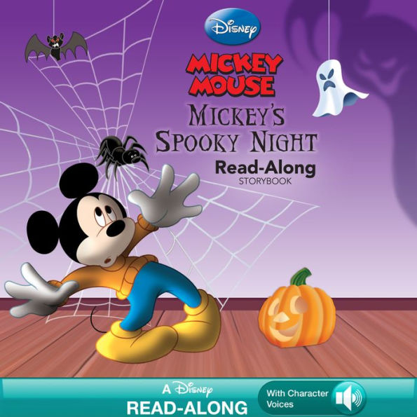 Mickey's Spooky Night Read-Along Storybook and CD