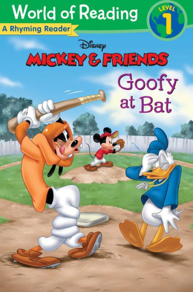 Mickey & Friends: Goofy at Bat: A Rhyming Reader (World of Reading Series: Level 1)