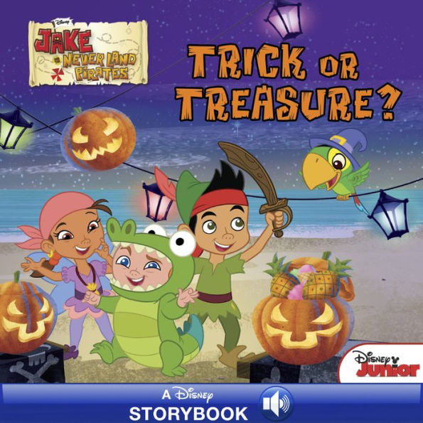 Jake and the Never Land Pirates: Trick or Treasure?: A Disney Read-Along