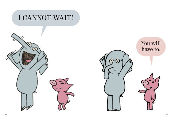 Waiting Is Not Easy! (Elephant and Piggie Series)