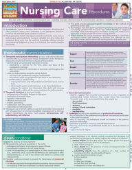 Title: Nursing Care Procedures: QuickStudy Laminated Reference Guide, Author: BarCharts Publishing