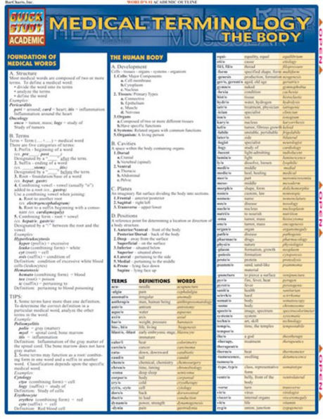 Medical Terminology: The Body