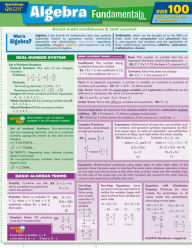 Title: Algebra Fundamentals Quizzer: QuickStudy Laminated Reference Guide, Author: Peggy Warren