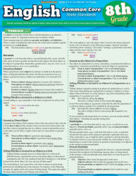 Title: English Common Core 8th Grade, Author: BarCharts