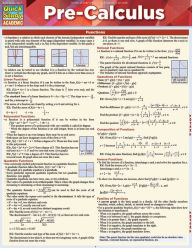 Title: Pre-Calculus: a QuickStudy Reference Guide, Author: Ken Yablonsky