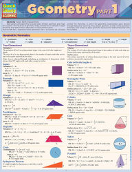 Title: Geometry Part 1: QuickStudy Laminated Reference Guide, Author: BarCharts Publishing
