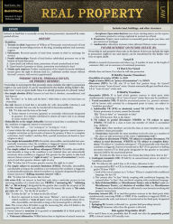 Title: Real Property: a QuickStudy Laminated Law Reference & BAR Exam Study Guide, Author: Karyl Landeau PhD