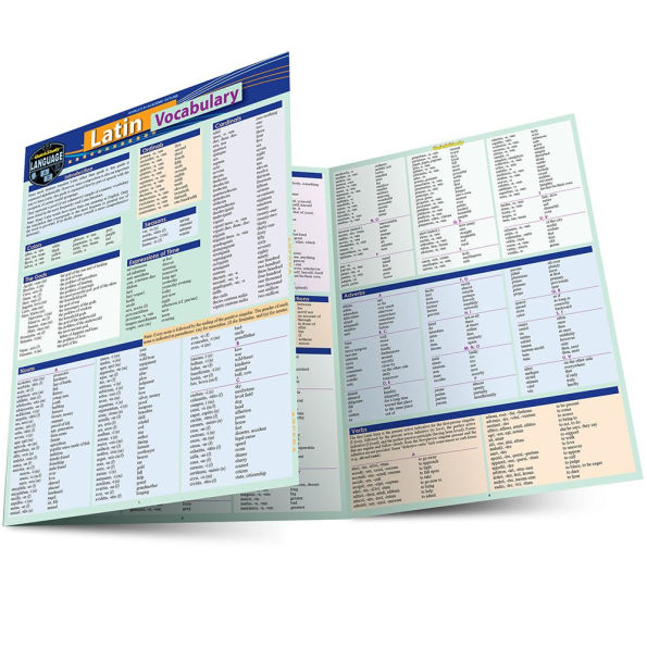 Latin Vocabulary: a QuickStudy Laminated Reference Guide