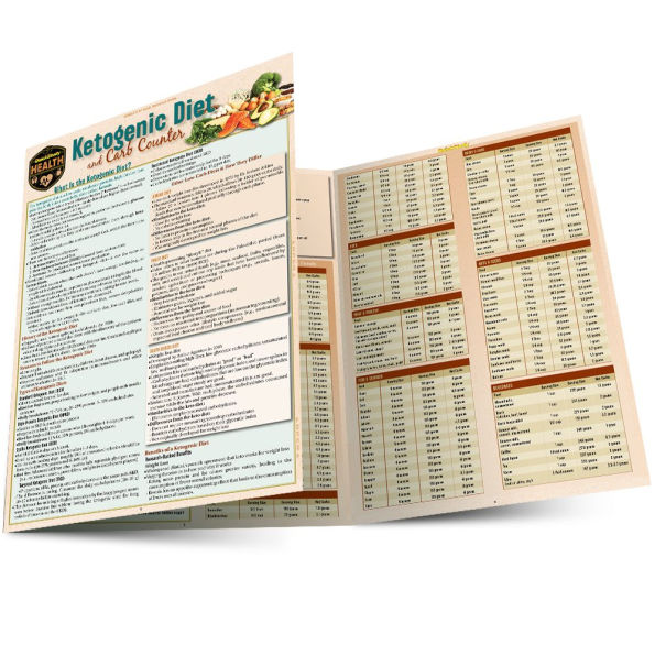 Ketogenic Diet & Carb Counter: a QuickStudy Laminated Reference Guide