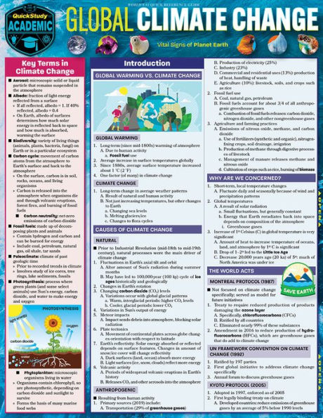 Global Climate Change: QuickStudy Laminated Reference & Study Guide