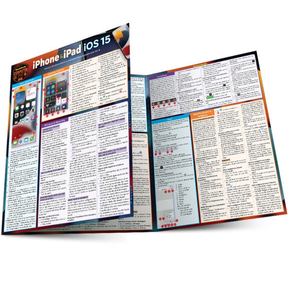 iPhone & iPad iOS 15: a QuickStudy Laminated Reference Guide
