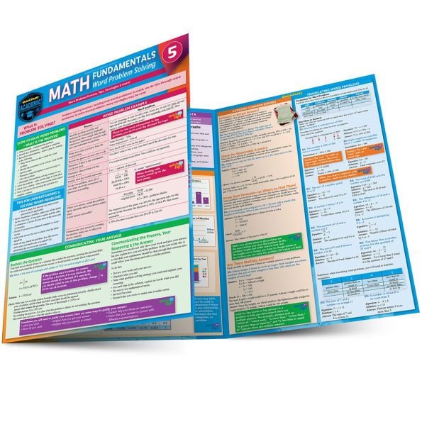 Math Fundamentals 5 - Word Problem Solving: a QuickStudy Laminated Reference Guide