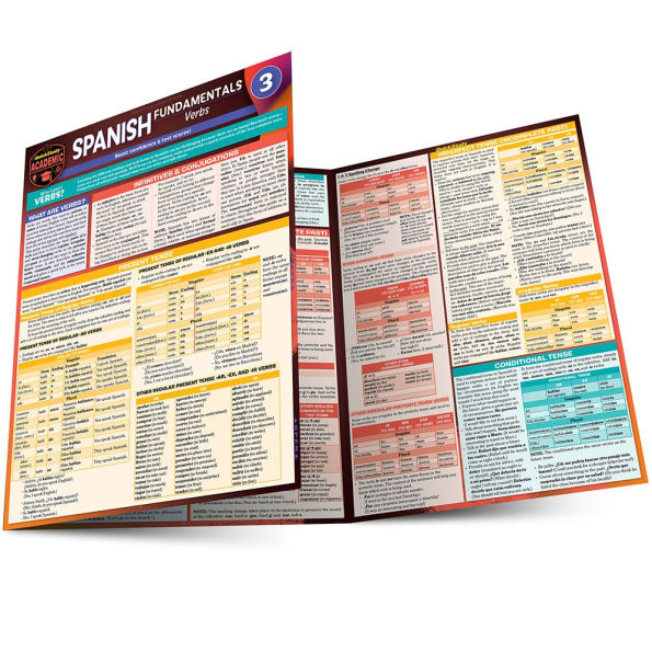 Spanish Fundamentals 3 - Verbs: a QuickStudy Laminated Reference Guide