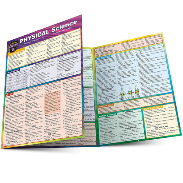 Physical Science - Physics & Chemistry: a QuickStudy Laminated Reference Guide