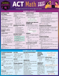 Title: ACT Math Test Prep: a QuickStudy Laminated Reference Guide, Author: Stephen Reiss