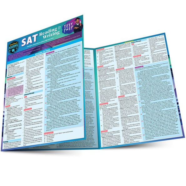 SAT Reading & Writing Test Prep: a QuickStudy Laminated Reference Guide