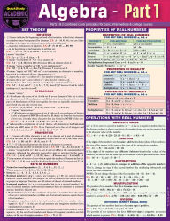 Title: Algebra Part 1: a QuickStudy Laminated Reference Guide, Author: S B Kizlik