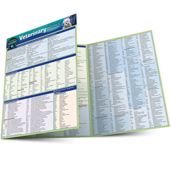 Veterinary Terminology & Abbreviations: a QuickStudy Laminated Reference Guide